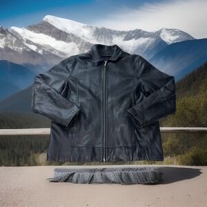 Wilson's Leather Pelle Studio Insulated Leather Jacket Coat Men Size XLT‎ Biker